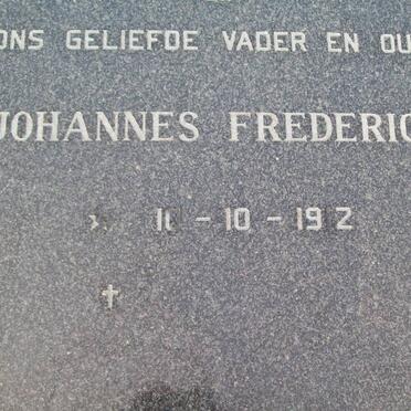 RENSBURG Johannes Frederick, Janse van 1912- &amp; Anna Wilhelmina LABUSCHAGNE 1915-1986