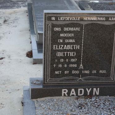 RADYN Elizabeth 1917-1996