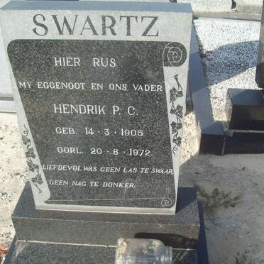 SWARTZ Hendrik P.C. 1905-1972