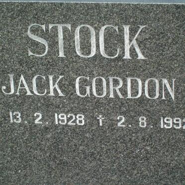 STOCK Jack Gordon 1928-1992