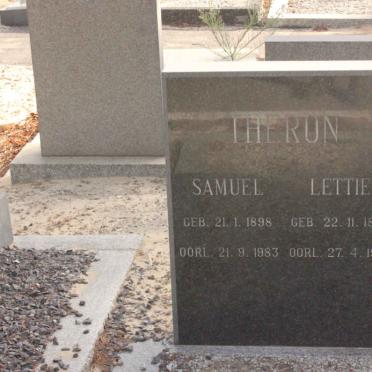 THERON Samuel 1898-1983 &amp; Lettie 1896-1982