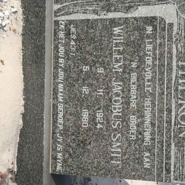 THERON Willem Jacobus Smit 1924-1980