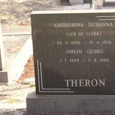THERON Johan Georg 1895-1982 &amp; Catherina Susanna DE CLERK 1896-1976