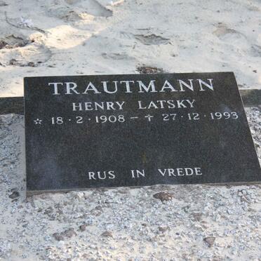 TRAUTMANN Henry Latsky 1908-1993