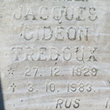 TREDOUX Jacques Gideon 1929-1983