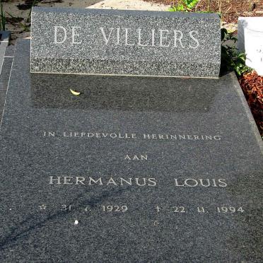 VILLIERS Hermanus Louis, de 1929-1994