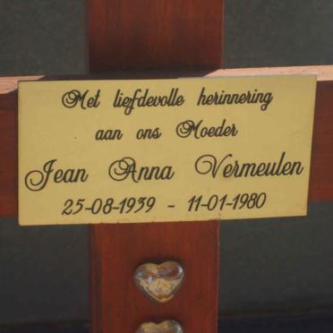 VERMEULEN Jean Anna 1939-1980