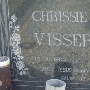 VISSER Chrissie 1903-1980