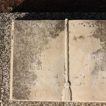VOSLOO Jurie 1891-1972 &amp; Cornelia 1894-1981