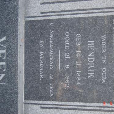 VEEN Hendrik 1884-1962