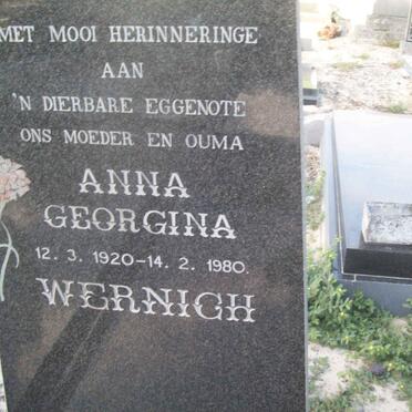 WERNICH Anna Georgina 1920-1980