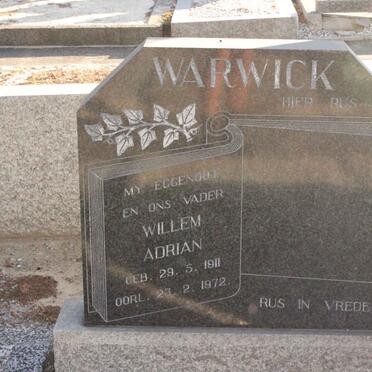 WARWICK Willem Adrian 1911-1972