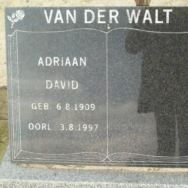 WALT Adriaan David , van der 1909-1997