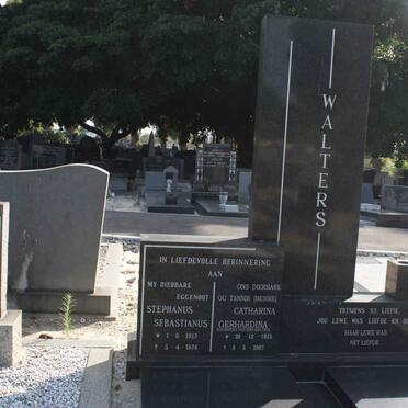 WALTERS Stephanus Sebastianus 1913-1974 &amp; Catharina Gerhardina 1921-2007