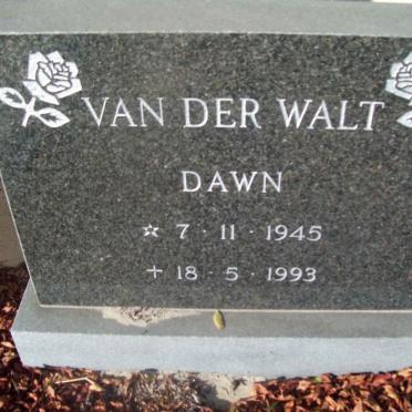 WALT Dawn, van der 1945-1993