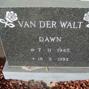 WALT Dawn, van der 1945-1993