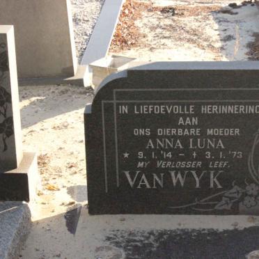 WYK Anna Luna, van 1914-1973