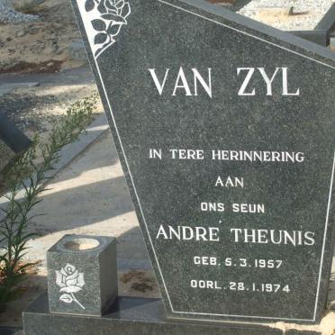 ZYL Andre Theunis, van 1957-1974