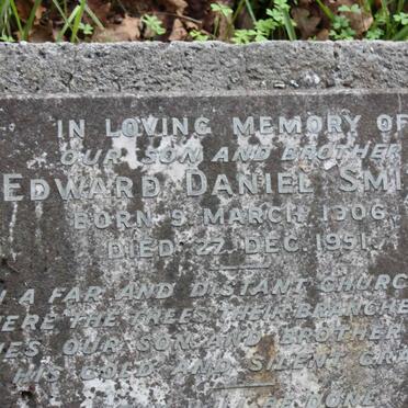 SMITH Edward Daniel 1906-1951