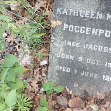 POGGENPOEL Kathleen Maria nee JACOBS 1922-1966
