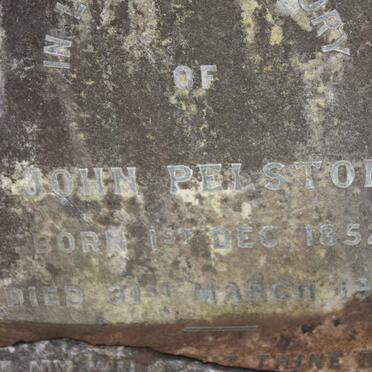 PELSTON John 1852-1900