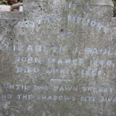 PAULSE Elizabeth 1850-1908