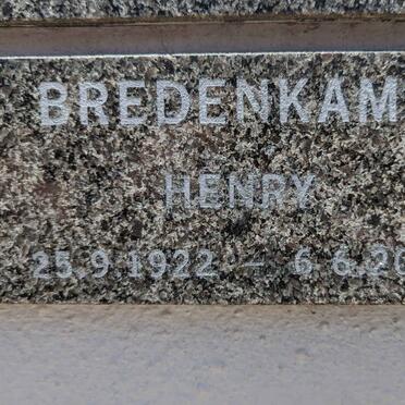 BREDENKAMP Henry 1922-2002
