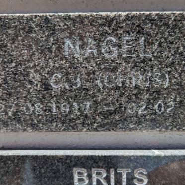 NAGEL C.J. 1917-2013