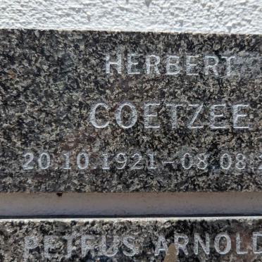 COETZEE Herbert 1921-2008