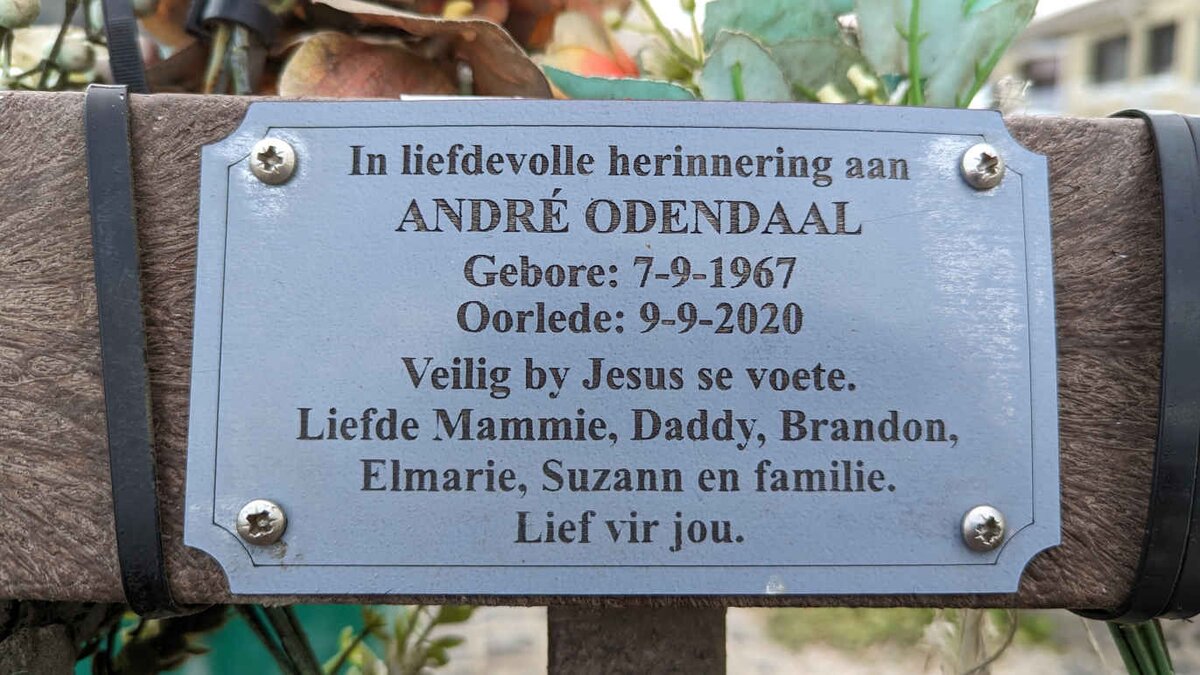 ODENDAAL Andre 1967-2020