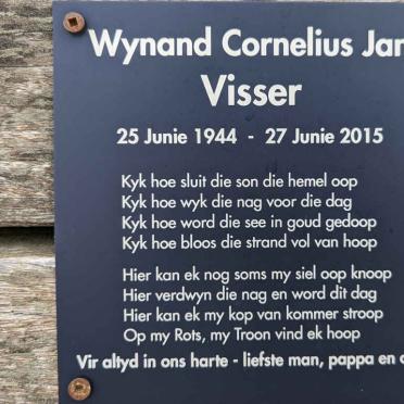 VISSER Wynand Cornelius Jan 1944-2015