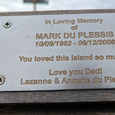 PLESSIS Mark, du 1962-2008