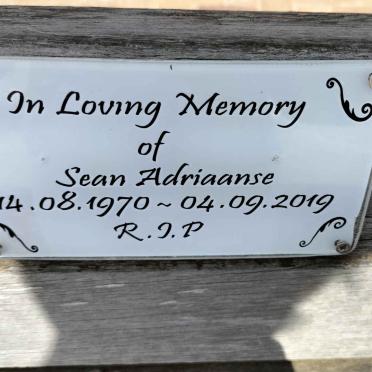 ADRIAANSE Sean 1970-2019