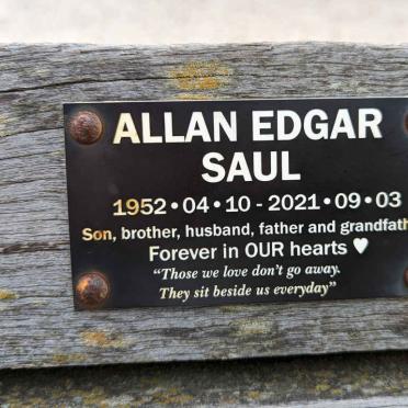 SAUL Allan Edgar 1952-2021