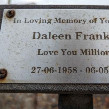 FRANKEL Daleen 1958-2017