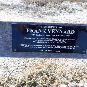 VENNARD Frank 1942-2019