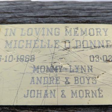 O'DONNELL Michelle 1968-2010