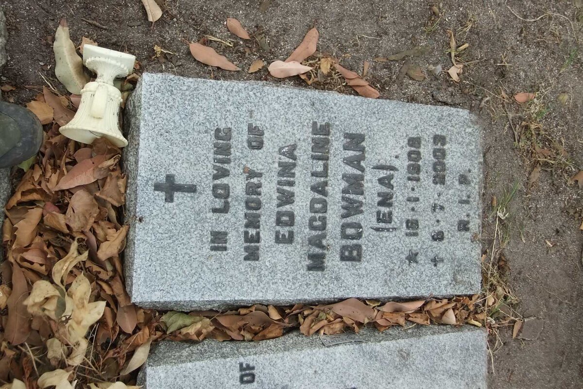 BOWMAN Edwina Magdaline 1908-2003