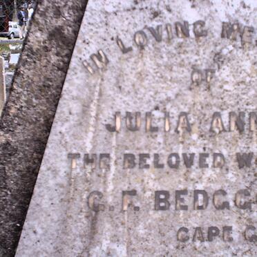 BEDGGOOD Julia Annie 1833-1893