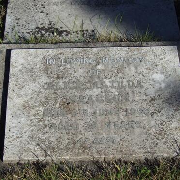 ISAACSON Alice Matilda -1956