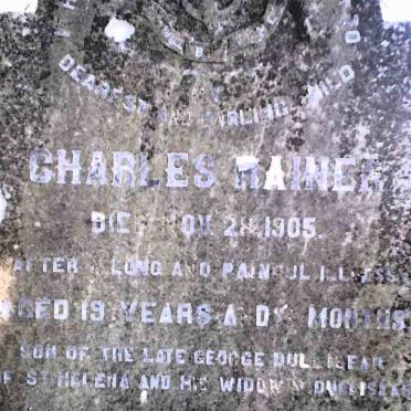 DULLISEAR Charles Rainer 1886-1905