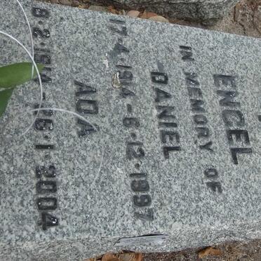 ENGEL Daniel 1914-1997 &amp; Ada 1914-2004