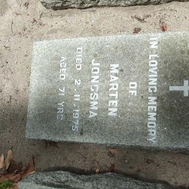 JONGSMA Marten -1975