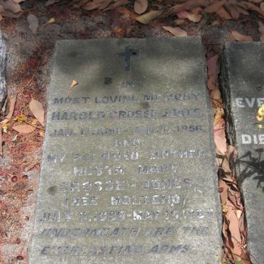 JONES Harold, CROSSE 1891-1956 &amp; Nesta Mary MOLTENO 1898-1985