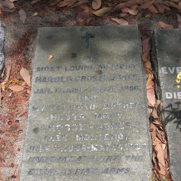 JONES Harold, CROSSE 1891-1956 &amp; Nesta Mary MOLTENO 1898-1985