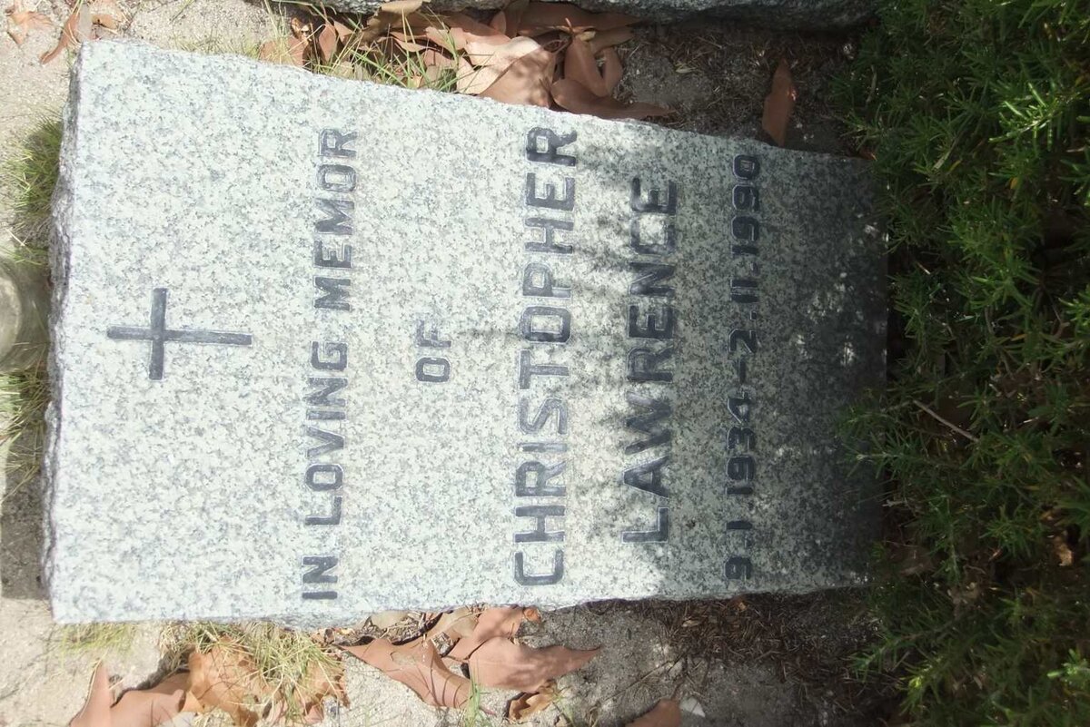 LAWRENCE Christopher 1934-1990