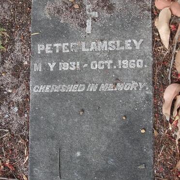LAMSLEY Peter 1931-1960