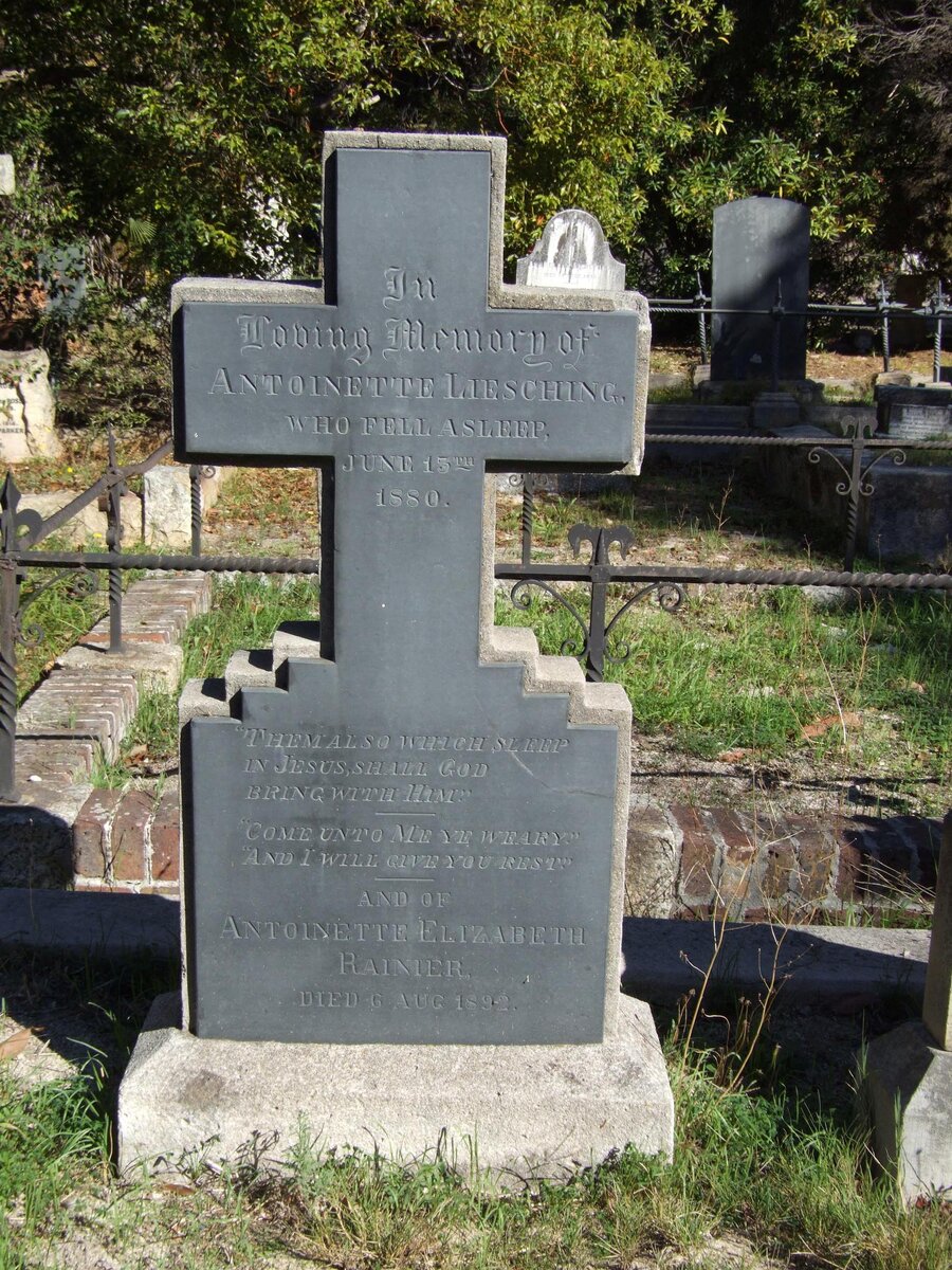 LIESCHING Antoinette -1880 :: RAINIER Antionette Elizabeth -1892