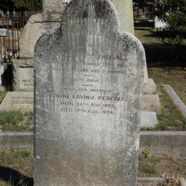 PERCIVAL Caroline Lavinia 1853-1924 :: PERCIVAL Alice Maud -1887