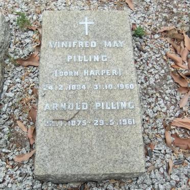 PILLING Arnold 1875-1961 &amp; Winifred May HARPER 1884-1960